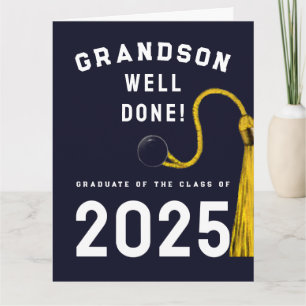 Carte Grandson Graduation 2025 Card