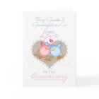 Grandson & Grandgirl-in-Law Anniversaire Card W