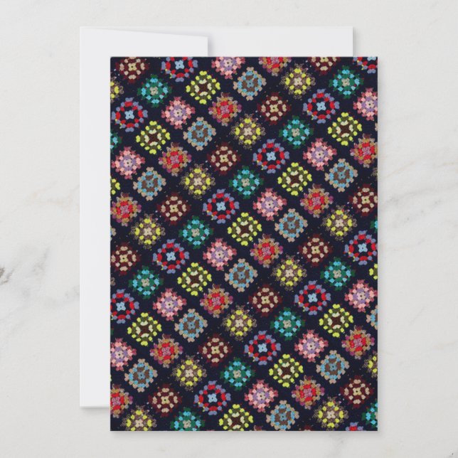 Carte Granny carrés (Devant)