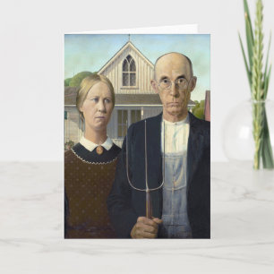 Carte Grant Wood "gothiques américains"