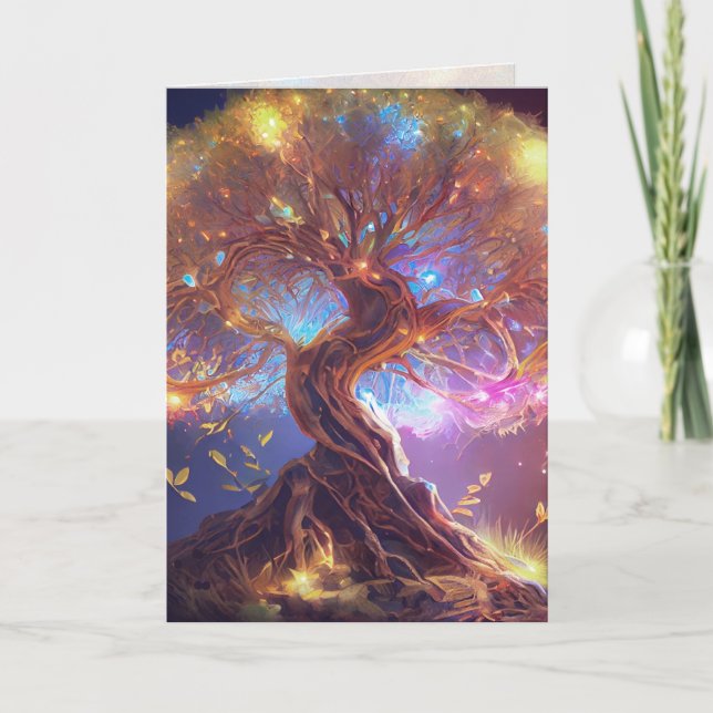 Carte graphique Arbre de vie et d'amour (Devant)