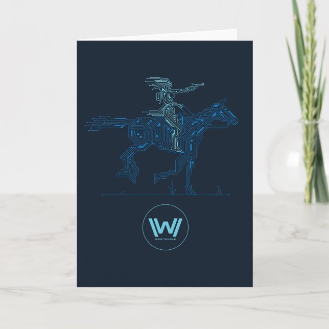 Carte Graphique de circuit de cheval d'équitation de (Devant)