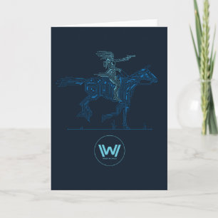 Carte Graphique de circuit de cheval d'équitation de
