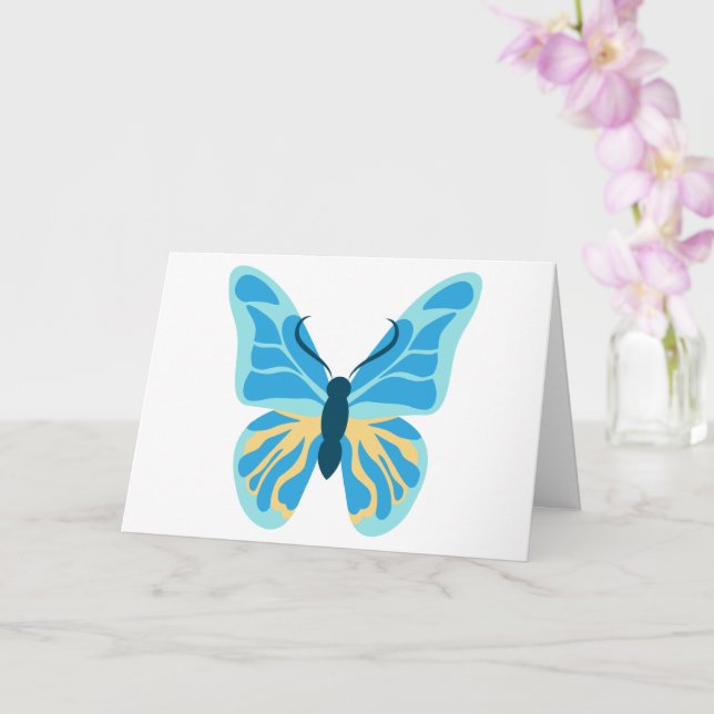 Carte Graphique de couleur personnalisée papillon (Orchidée)