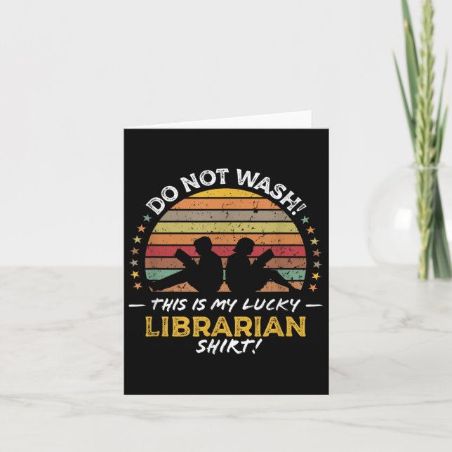 Carte Graphique de devis de bibliothèque Funny (Devant)