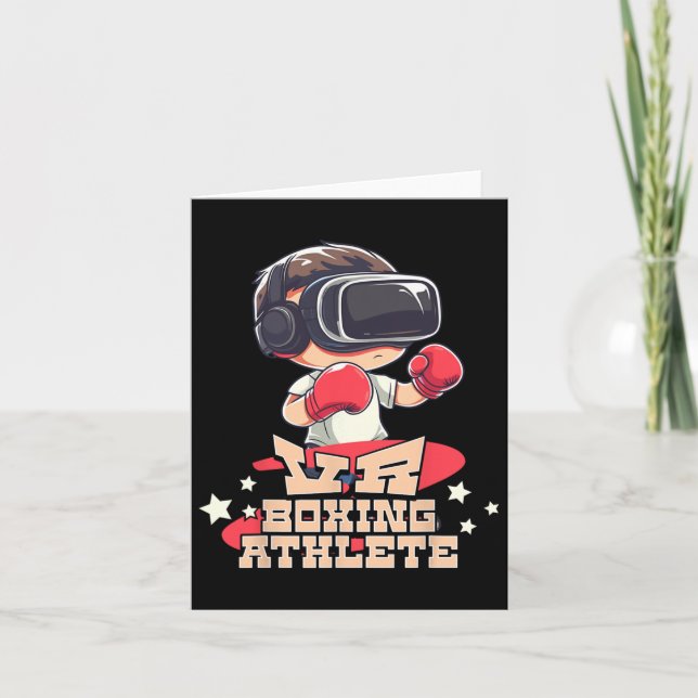 Carte Graphique de joueur de réalité virtuelle de l'athl (Devant)