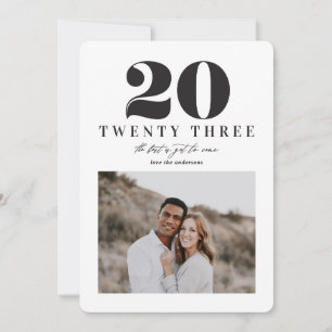 Carte graphique de la nouvelle année 2023