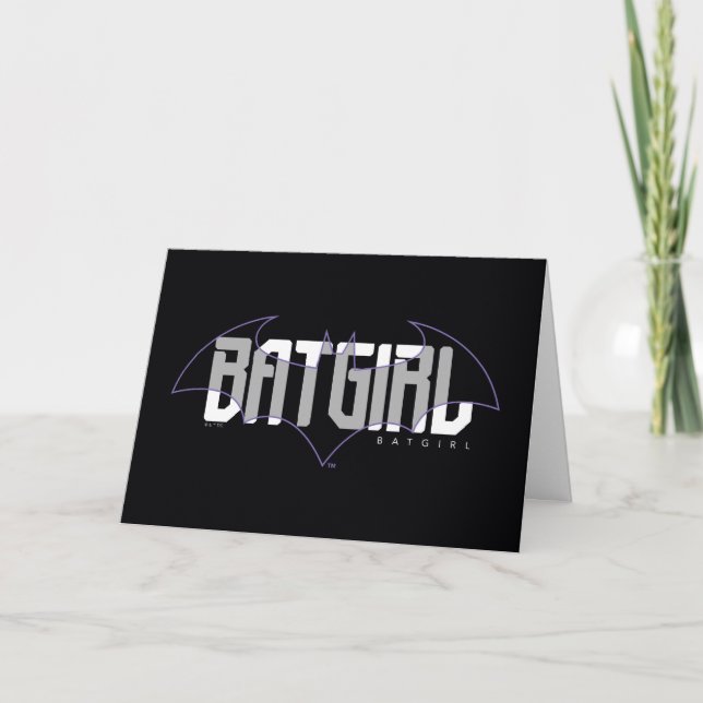 Carte Graphique de nom haute technologie Batgirl (Devant)