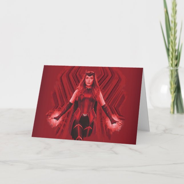 Carte Graphique de sorcière à écarlate (Devant)