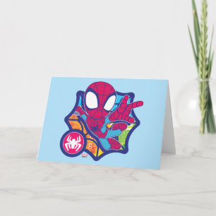 Carte Graphique de toile de style BD Spidey