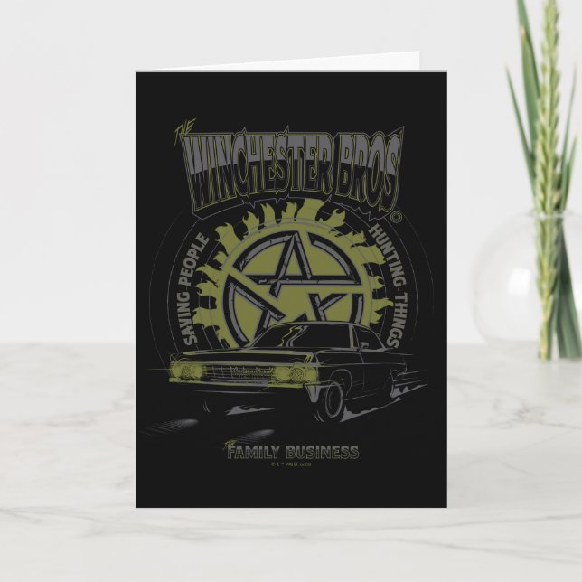 Carte Graphique de voiture surnaturel "The Winchester Br (Devant)