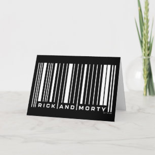 Carte Graphique du code barre de Rick et Morty