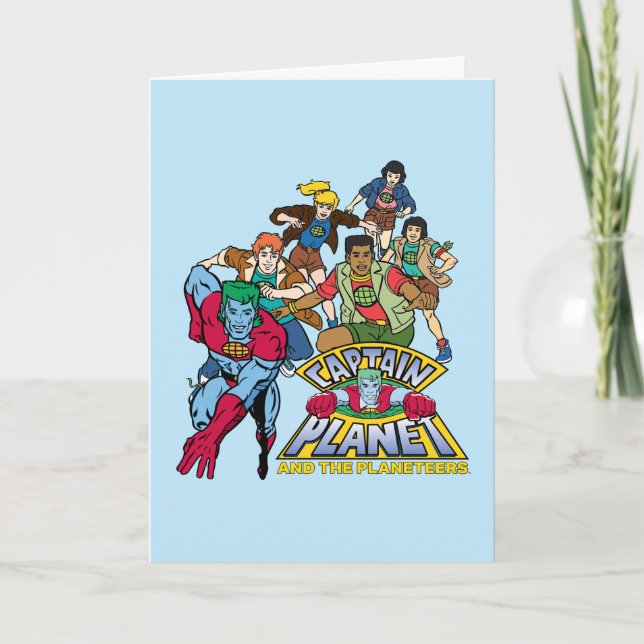 Carte Graphique du logo Captain Planet & Planeteers Grou (Devant)