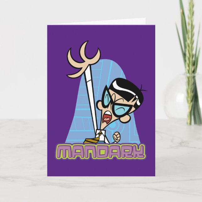 Carte Graphique Nom de caractère Mandark (Devant)