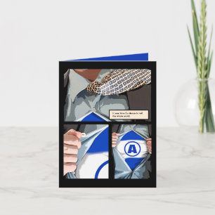 Carte graphique Novel Bar Mitzvah Merci