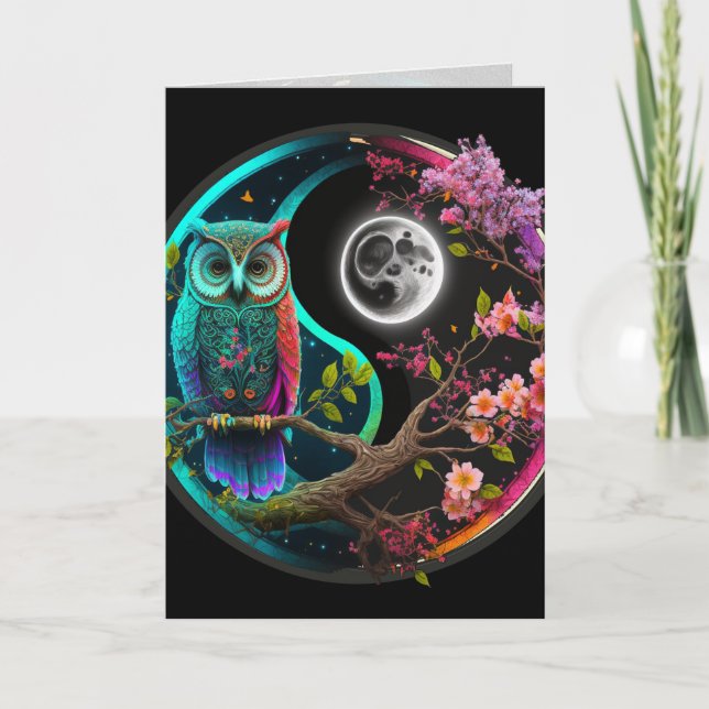 Carte graphique Owl and Moon (Devant)