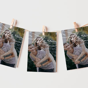 Carte graphique Romantique avec photo foncée suspe