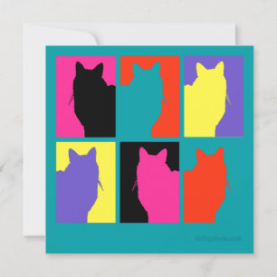 Carte Graphiques de chat par Miriam Kilmer de risingdove