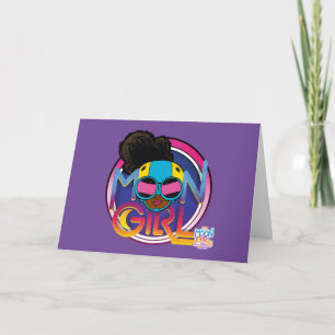 Carte Graphisme du logo des lunettes de Moon Girl