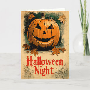 Carte Graphisme Halloween – Série inspirée des années 19