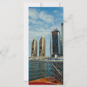 Carte Gratte-ciel dans la marina de Dubaï