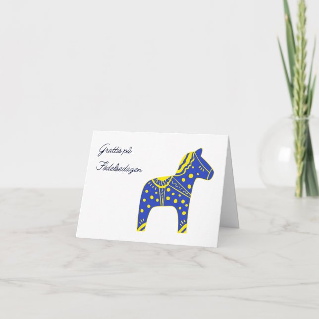 Carte Grattis på födelsedagen (Devant)