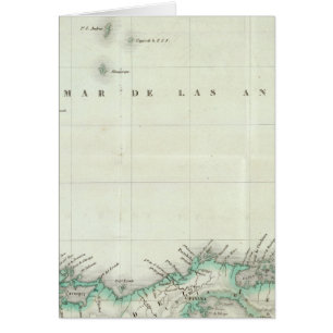 Carte gravée du Panama