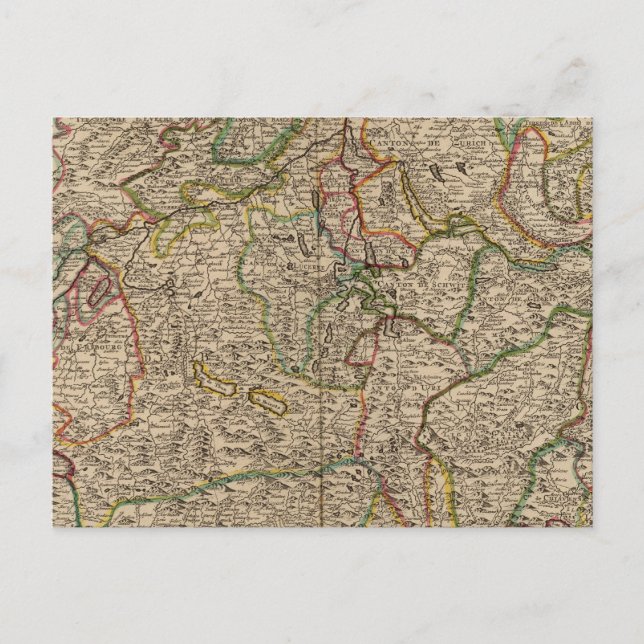 Carte gravée suisse (Devant)