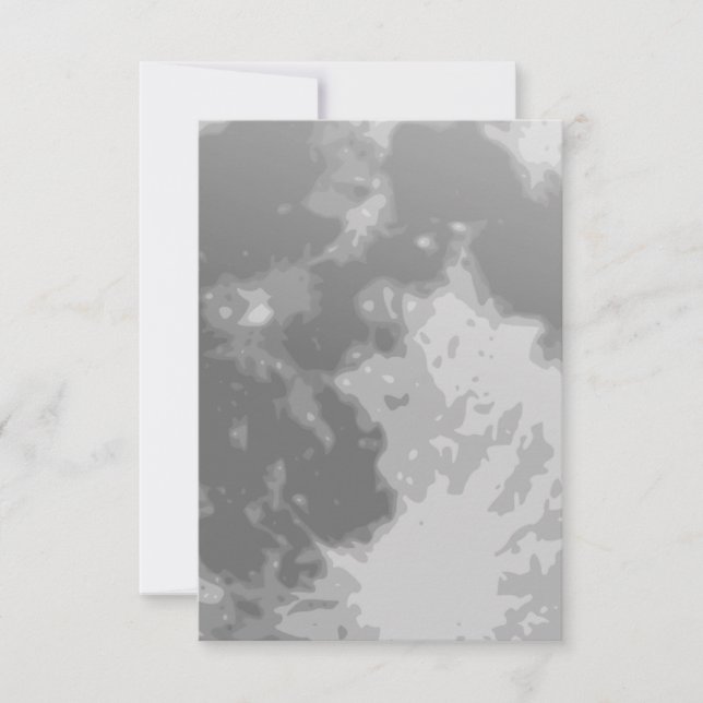 Carte Gravure Vintage Classique Pleine Lune Lunaire (Devant)