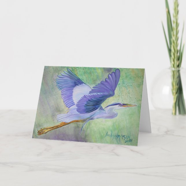 Carte Great Blue Heron (Devant)