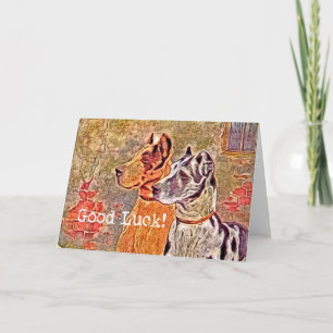Carte Great dane, bonne chance !