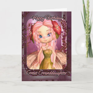 Carte Great Granddaughter Birthday Card