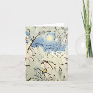 Carte Great Tit - Theodor Severin Kittelsen