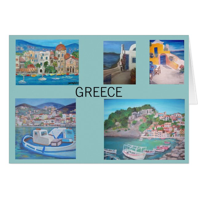 Carte Grèce (Devant Horizontal)