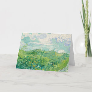Carte Green Blé Fields, Auvers par van Gogh :