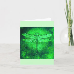 Carte Green Dragonfly