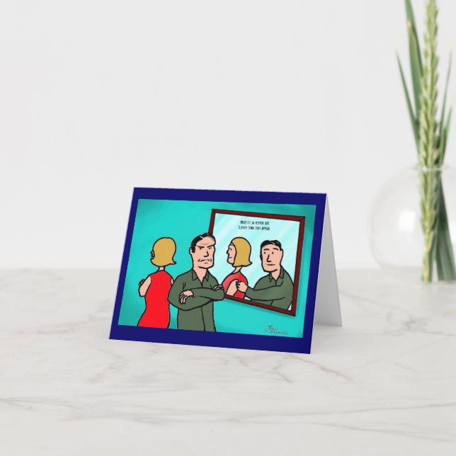 Carte "Green Weenii 'Time to Reflect'" (Devant)