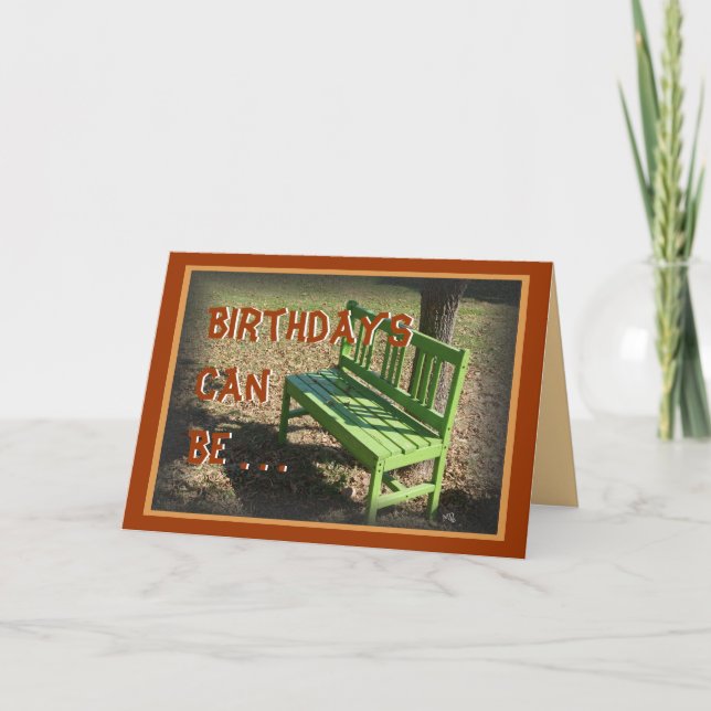 Carte GreenBench Anniversaire ou autre personnaliser-car (Devant)