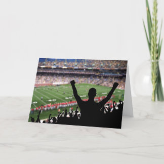 Carte Greeting card de football