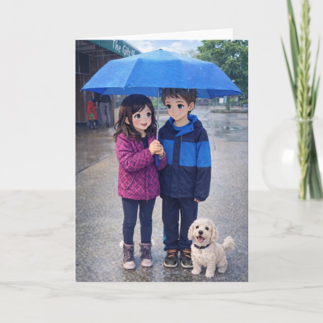 Carte Greeting Card - First Love (Devant)