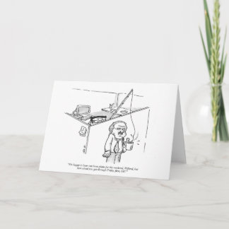 Carte Greeting Card - Fishing Cartoon - Eager Cast