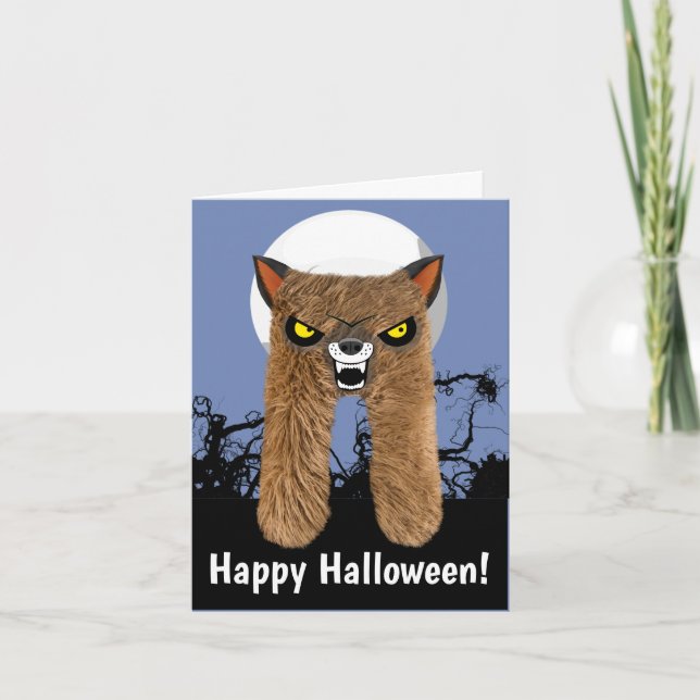 Carte Greeting d'Halloween (Devant)