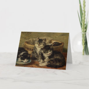 Carte Greetingcard Avec Henriette Ronner-Knip Peinture