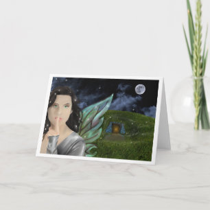 Carte greetingcard de terre de féerie