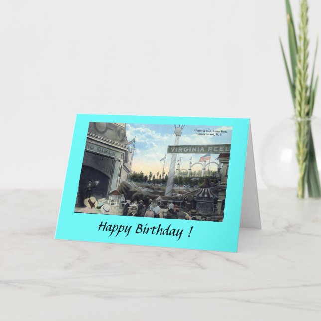 Carte Greetings Card - Coney Island (Devant)