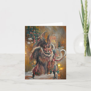 Carte Greetings from Krampus, 4" x 5.6"