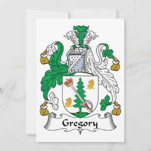 Carte Gregory Family Crest
