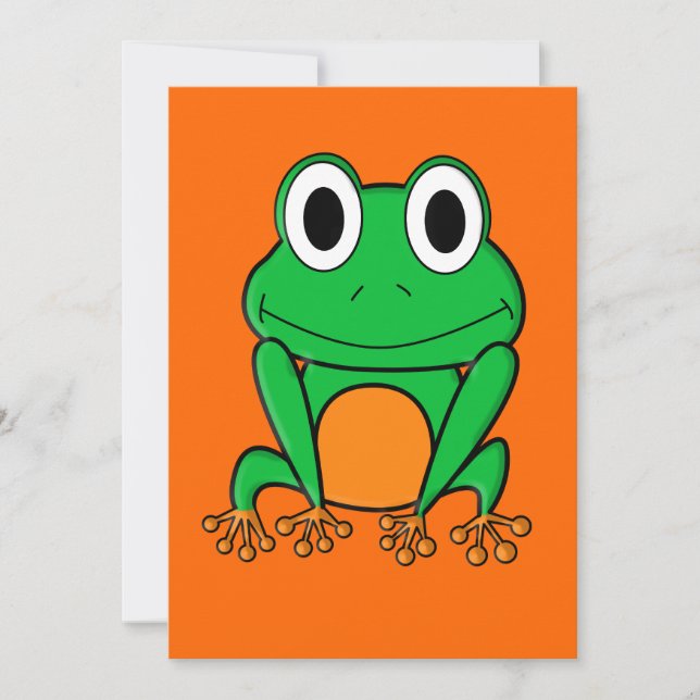 Carte grenouille (Devant)