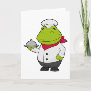 Carte Grenouille comme cuire avec Plateau