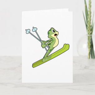 Carte Grenouille comme sauteur de ski avec Ski.PNG